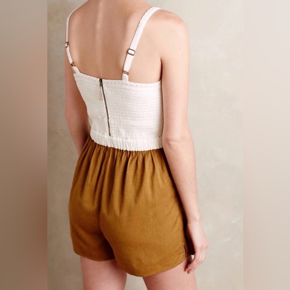 Addie Laced Romper | Summer | Casual | Feminine | Colorblock | Lace | Vacation - Picture 2 of 16